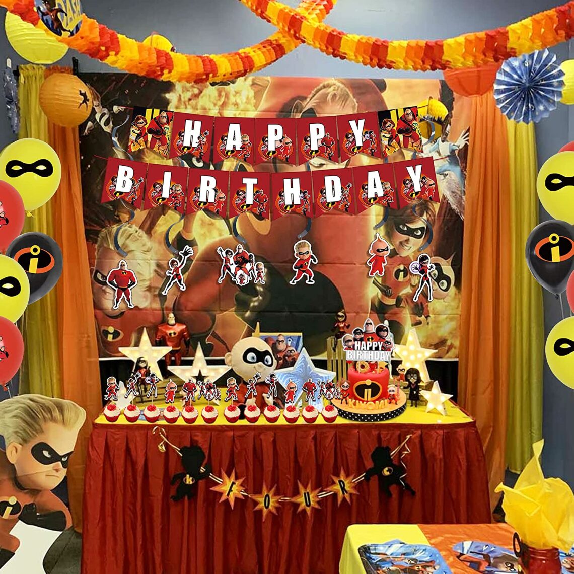 The Incredibles Party Decoration (Credit: Ubuy)