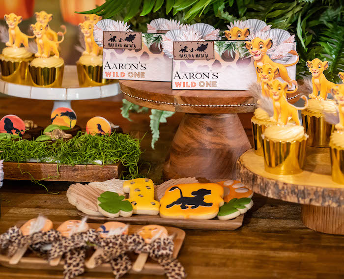 The Lion King Party Sweet Treats (Credit: Kara's Party Ideas)