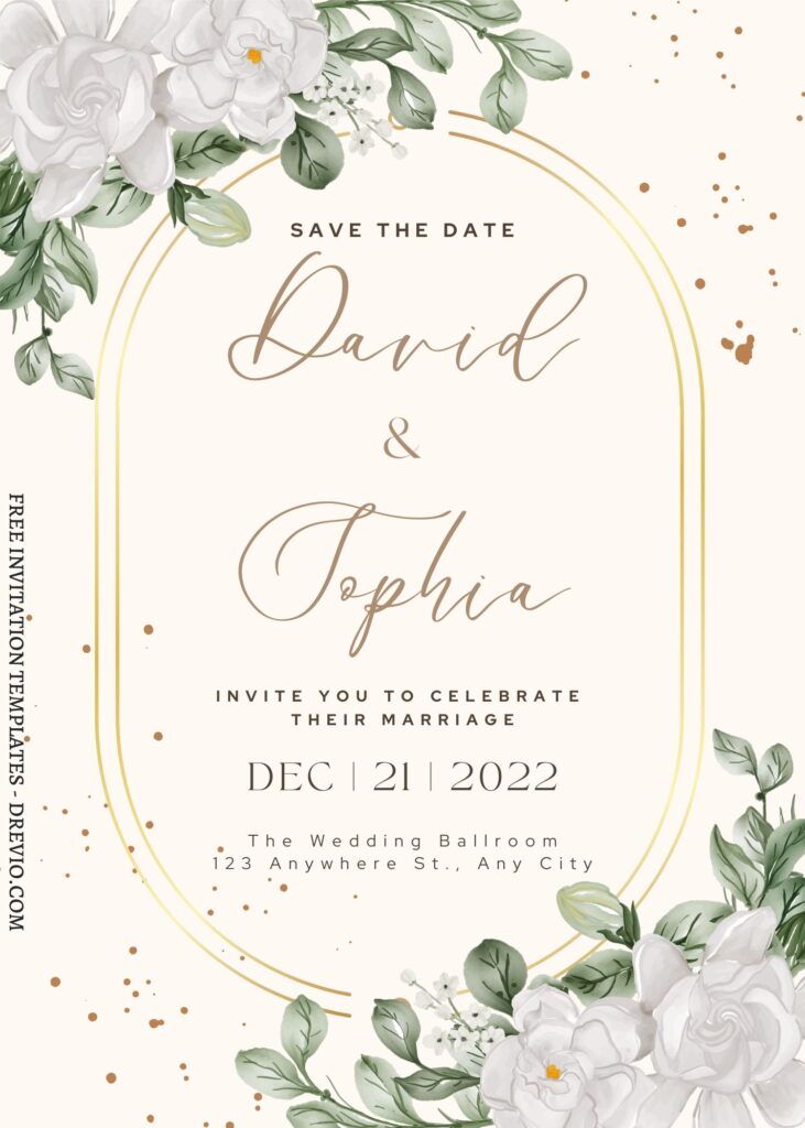 Invitation Template of (Free) 11+ Scenic Modern Boho Love Canva Wedding Invitation Templates 2