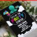 (Free Editable PDF) Charlie Colorform In Outer Space Birthday Invitation Templates with Octobocto
