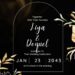 Invitation Template of (Free) 7+ Orange Fog Yellow Dried Floral Canva Wedding Invitation Templates 10