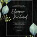 Invitation Template of (Free) 9+ Bouquet Of Eucalyptus Wood Background Canva Wedding Invitation Templates 10