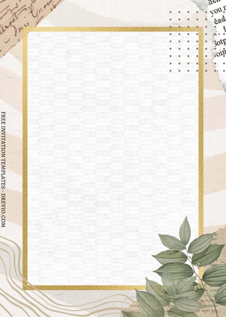 Invitation Template of (Free) 11+ Natural Rustic Floral Canva Birthday Invitation Templates 2