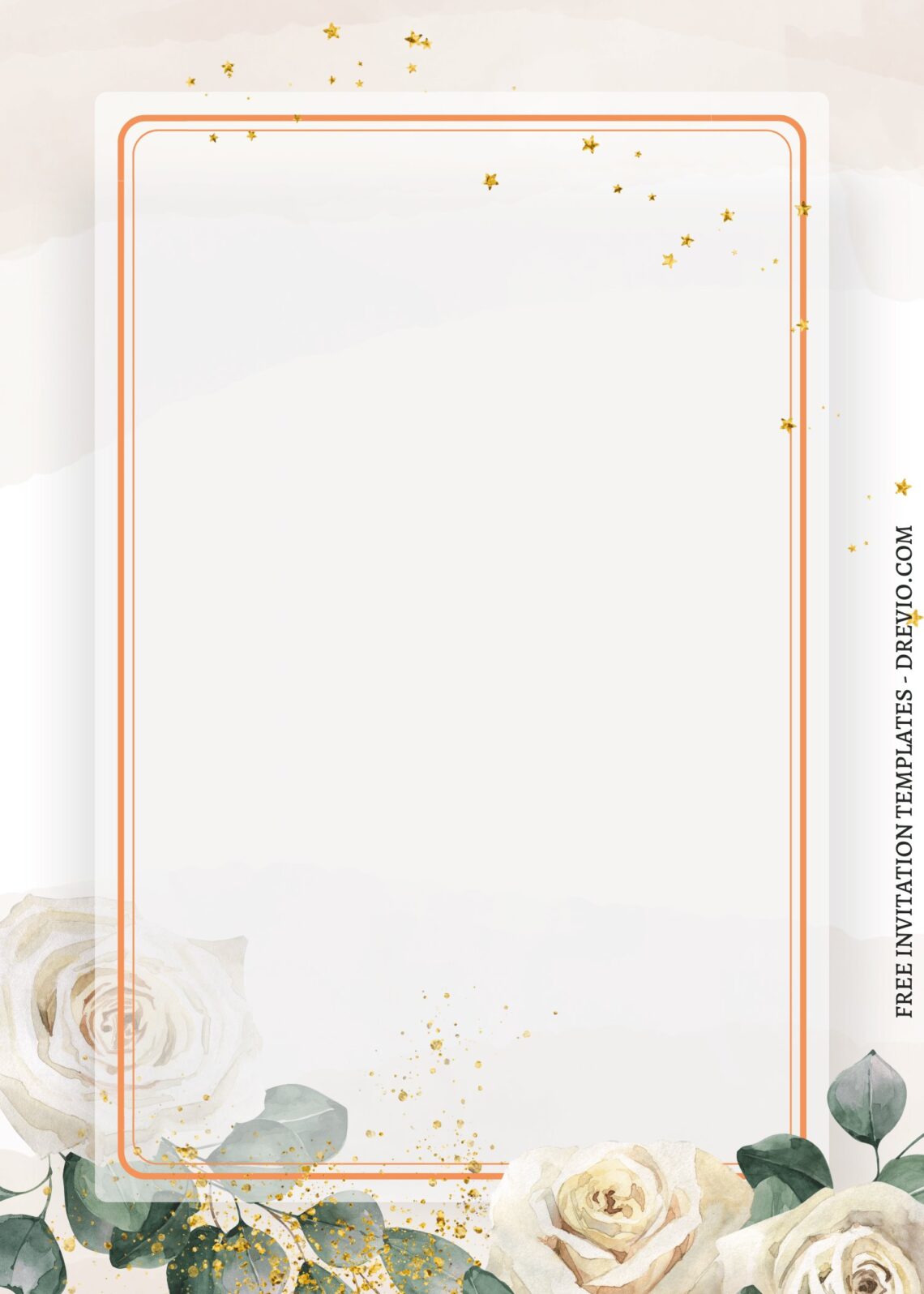 (Free) 10+ Wonderful White Rose Canva Wedding Invitation Templates ...