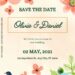 (Free) 11+ Simple Garden Blooms Canva Wedding Invitation Templates