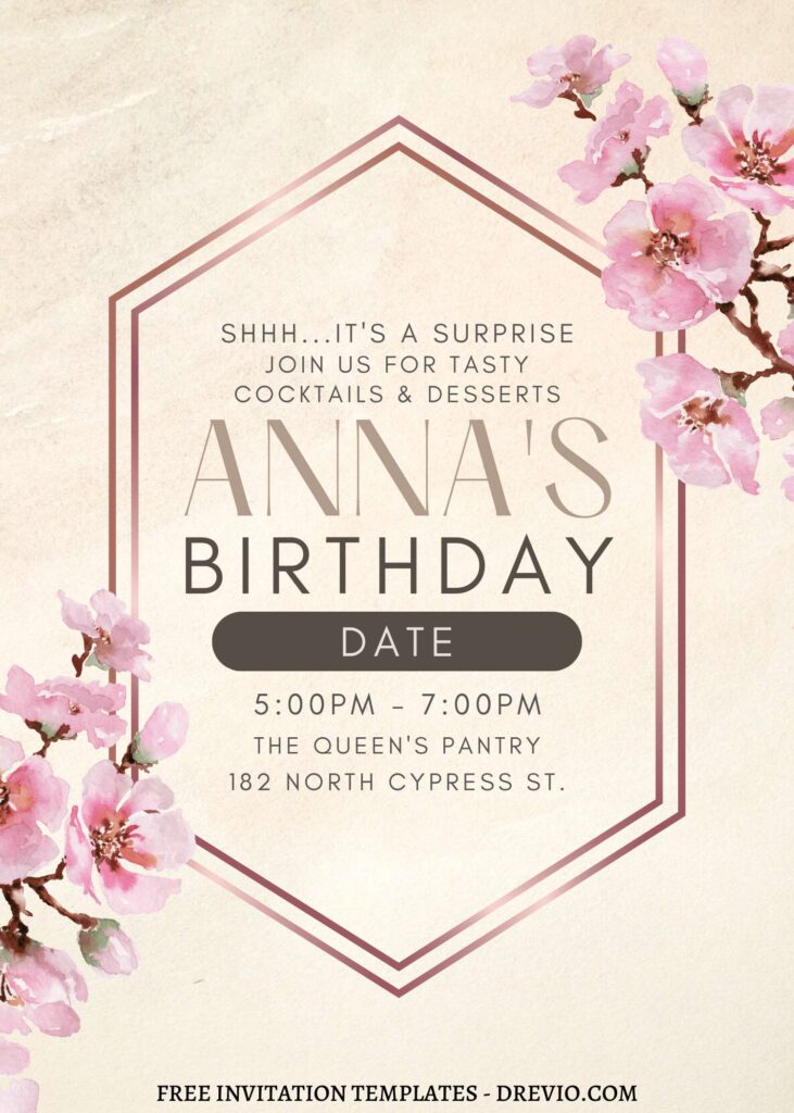 Invitation Template of FREE EDITABLE - 11+ Divine Garden Canva Birthday Invitation Templates 10