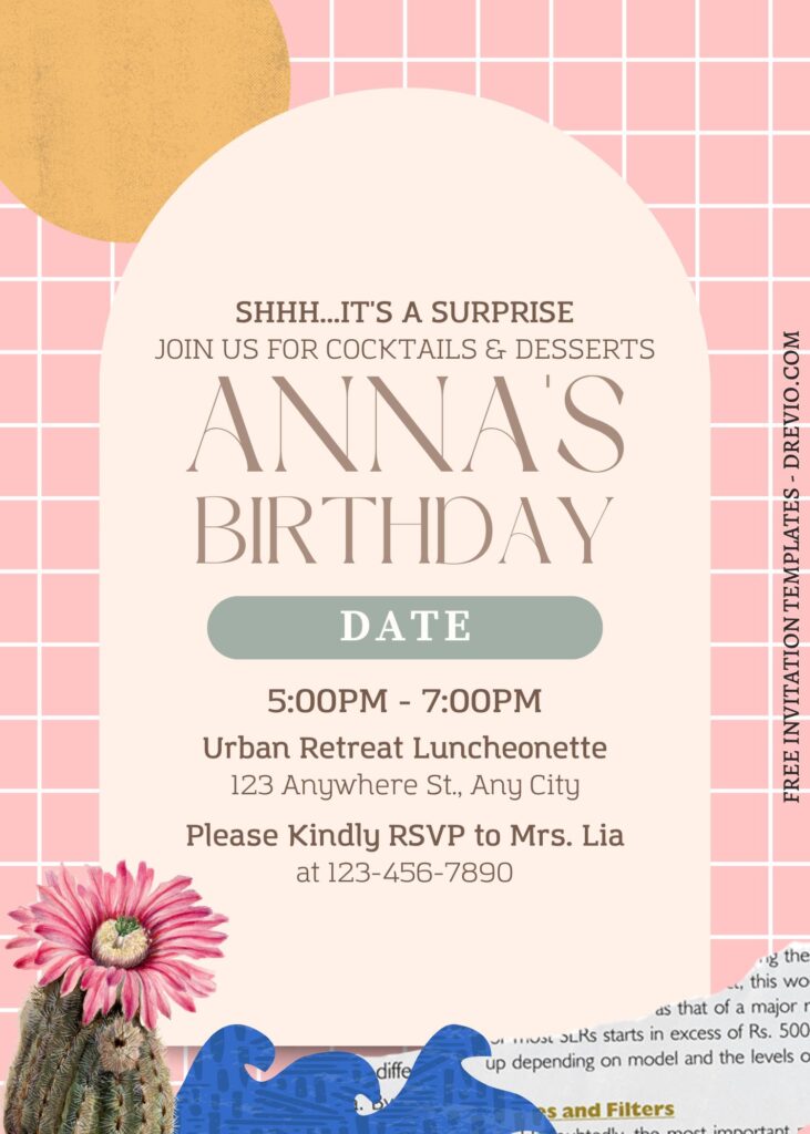 Invitation Template of FREE EDITABLE - 11+ Artsy Checker Floral Canva Invitation Templates 5