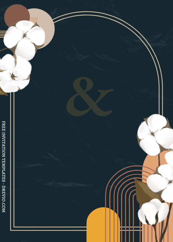 (Free) 11+ Floral Cascade Canva Wedding Invitation Templates with pristine white poppy