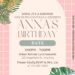 FREE EDITABLE - 11+ Artsy Checker Floral Canva Invitation Templates