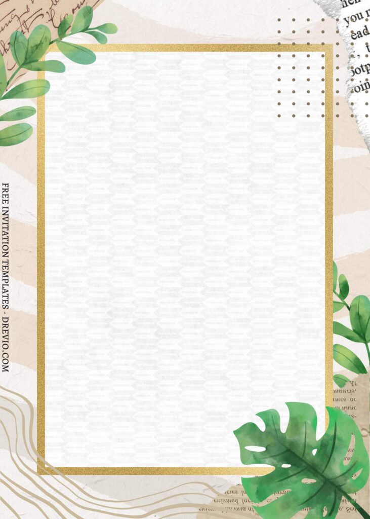 Invitation Template of (Free) 11+ Natural Rustic Floral Canva Birthday Invitation Templates 6