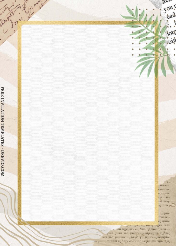 Invitation Template of (Free) 11+ Natural Rustic Floral Canva Birthday Invitation Templates 5