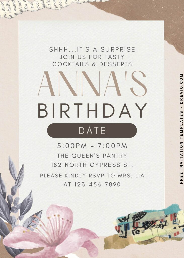 Invitation Template of FREE PRINTABLE - 7+ Love Garden Canva Birthday Invitation Templates 5