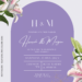 (Free) 7+ Everlasting Love Lily Canva Wedding Invitation Templates with beautiful wedding floral arch