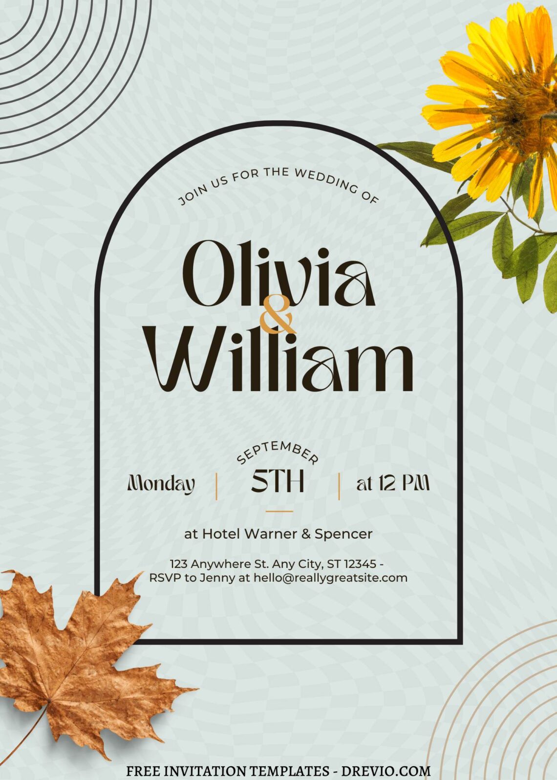 FREE PRINTABLE - 7+ Spring Elegance Editable Canva Templates with sunflower