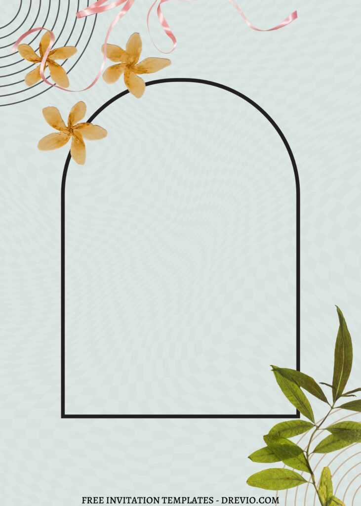 FREE PRINTABLE - 7+ Spring Elegance Editable Canva Templates with geometric lines