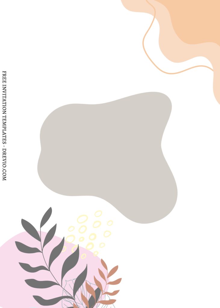 (Free) 7+ Beautiful Asymmetrical Memphis Floral Canva Wedding Invitation Templates with 