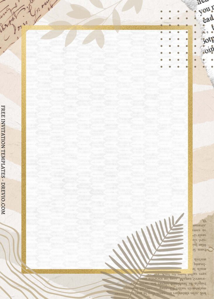 Invitation Template of (Free) 11+ Natural Rustic Floral Canva Birthday Invitation Templates 4