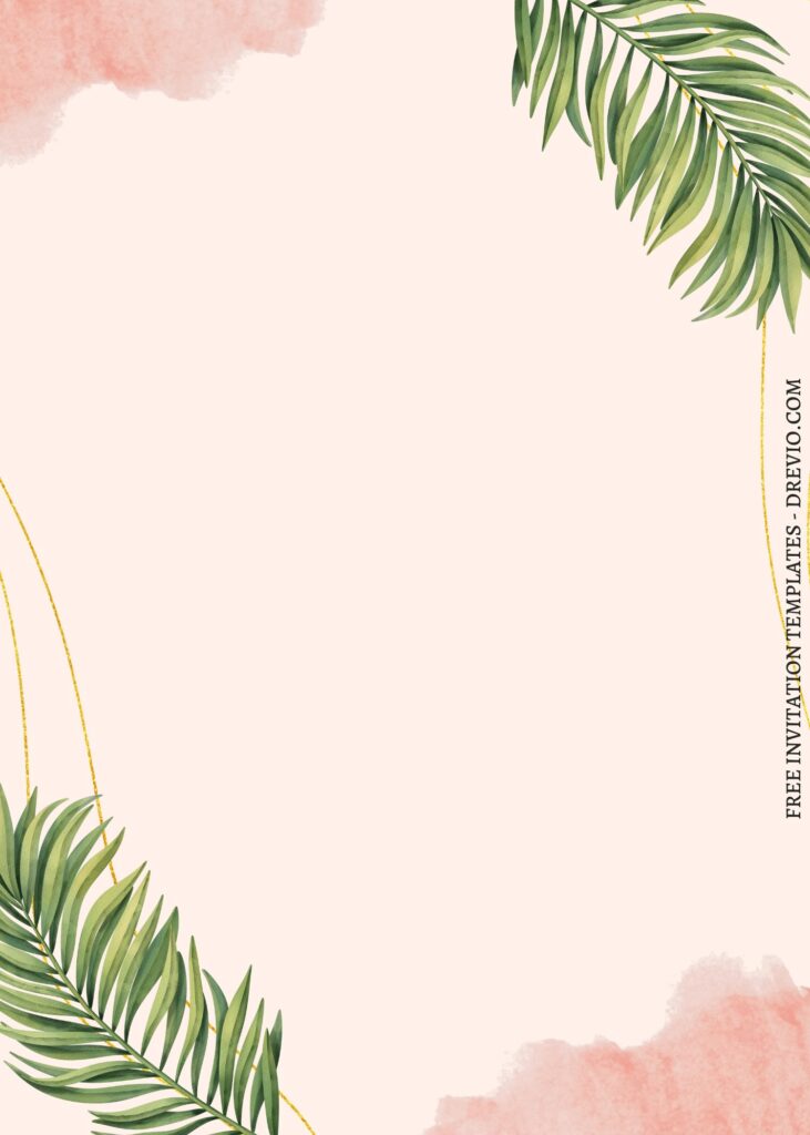 Invitation Template of FREE PRINTABLE - 8+ Vibrant Tropical Summer Canva Invitation Templates 16