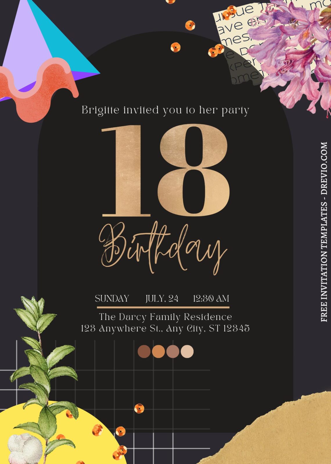 FREE EDITABLE - 9+ Eclectic Modern Floral Editable Canva Templates I
