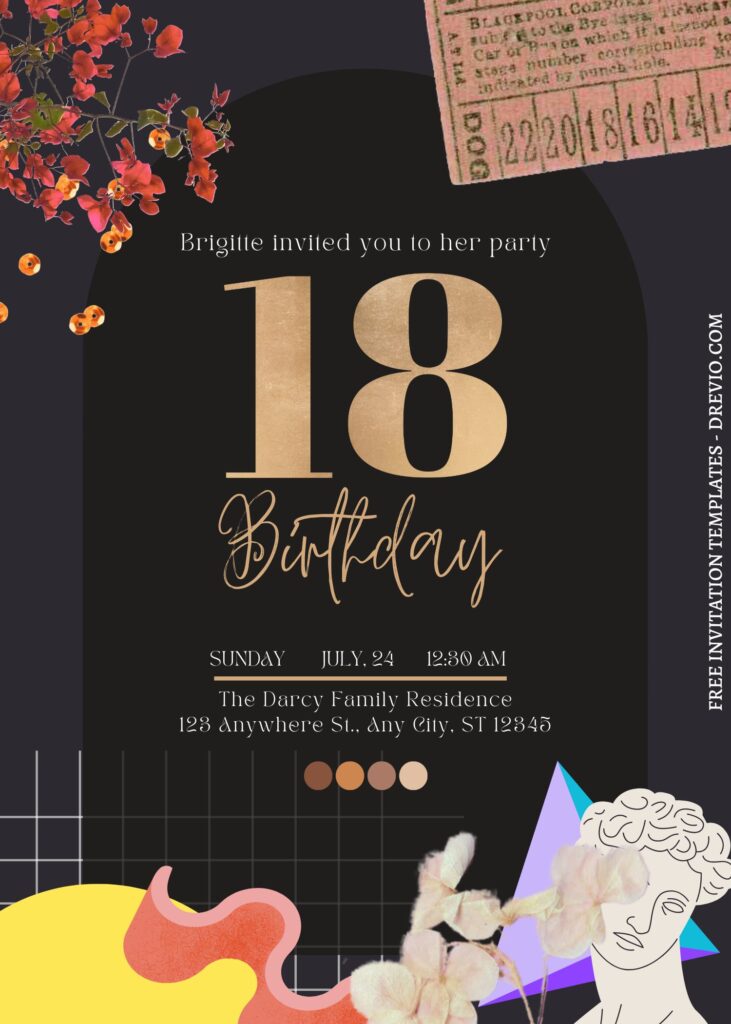 FREE EDITABLE - 9+ Eclectic Modern Floral Editable Canva Templates F