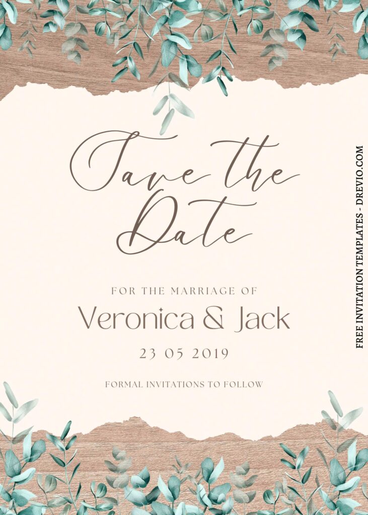 Invitation Template of (Free) 9+ Spring Whisperer Canva Wedding Invitation Templates 8