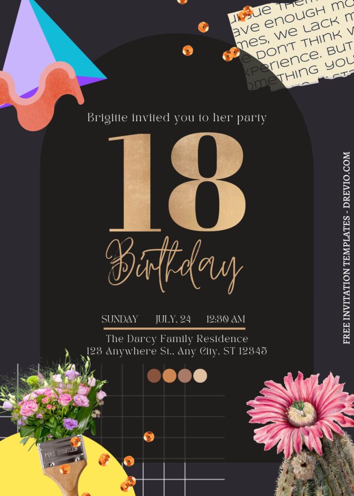 FREE EDITABLE - 9+ Eclectic Modern Floral Editable Canva Templates A