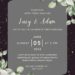 ( Free ) 7+ Night Peony Canva Wedding Invitation Templates