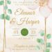 ( Free ) 7+ Pink Anemone Canva Wedding Invitation Templates