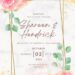 ( Free ) 8+ Splash of Pink Canva Wedding Invitation Templates