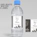 (Free) Black And White Canva Wedding Water Bottle Labels