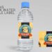 (Free) Minions Canva Birthday Water Bottle Label