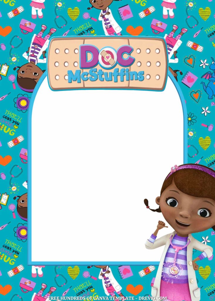 Invitation Template of FREE - 18+ Doc McStuffins Canva Birthday Invitation Template 10