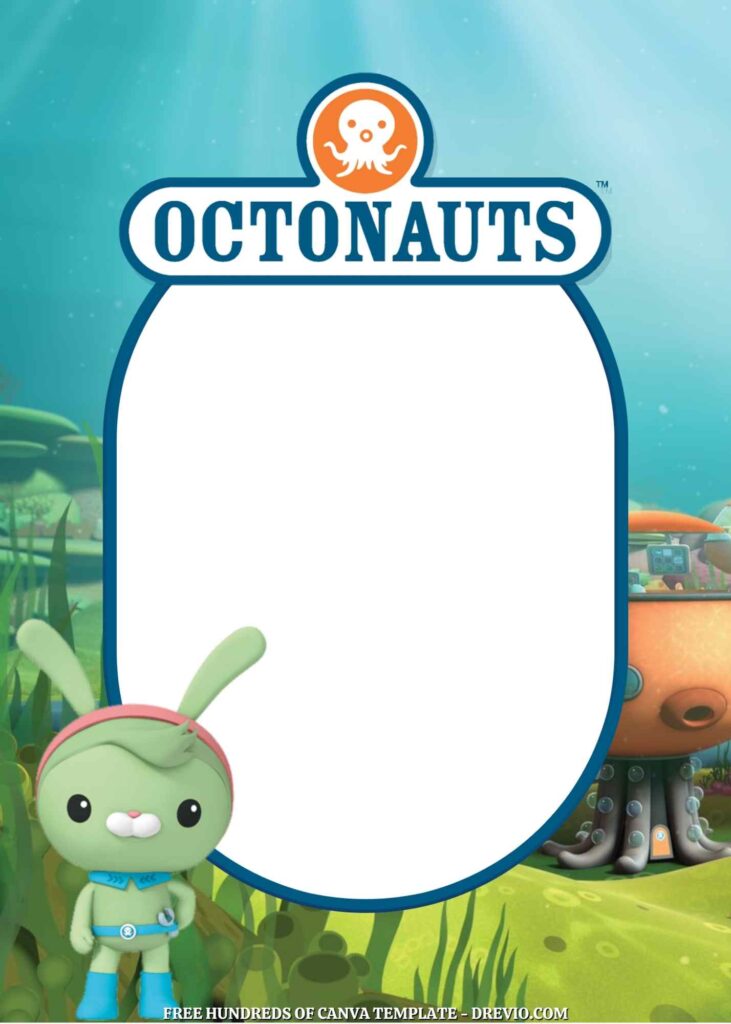 Invitation Template of 20+ The Octonauts Canva Birthday Invitation Templates 6