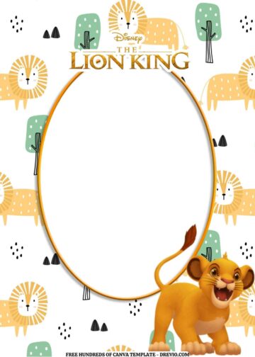 FREE EDITABLE - 18 The Lion King Canva Templates - Download Hundreds ...