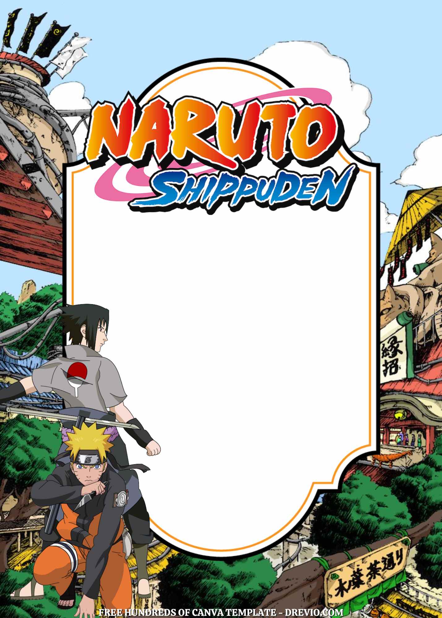 10 BEST] Invitations Naruto, DIGITAL, WHATSAPP
