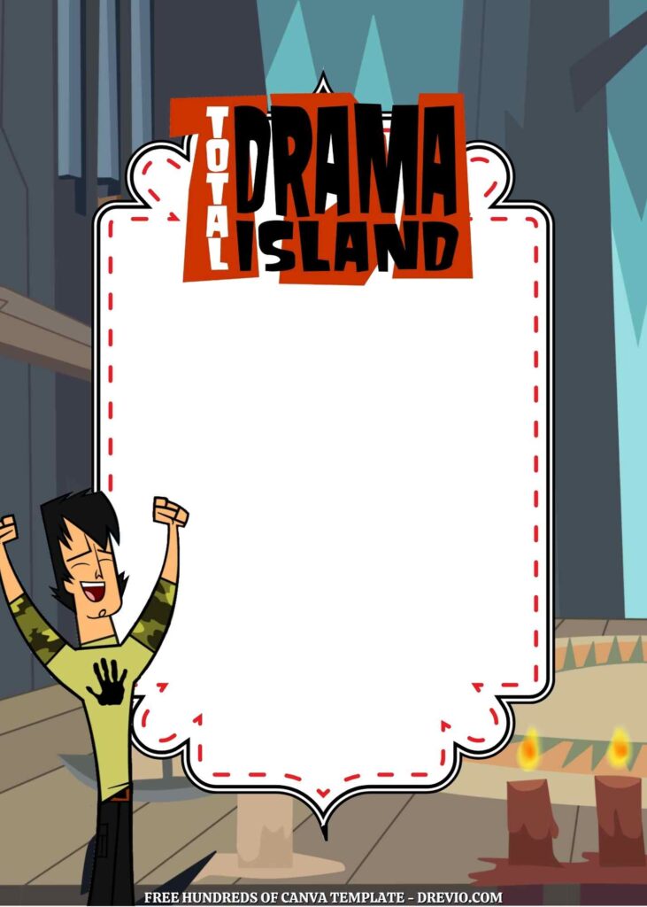 Invitation Template of 22+ Total Drama Canva Birthday Invitation Templates 5