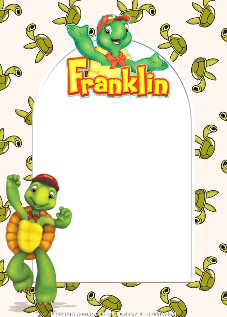 Invitation Template of FREE - 22+ Franklin the Turtle Canva Birthday Invitation Templates 10