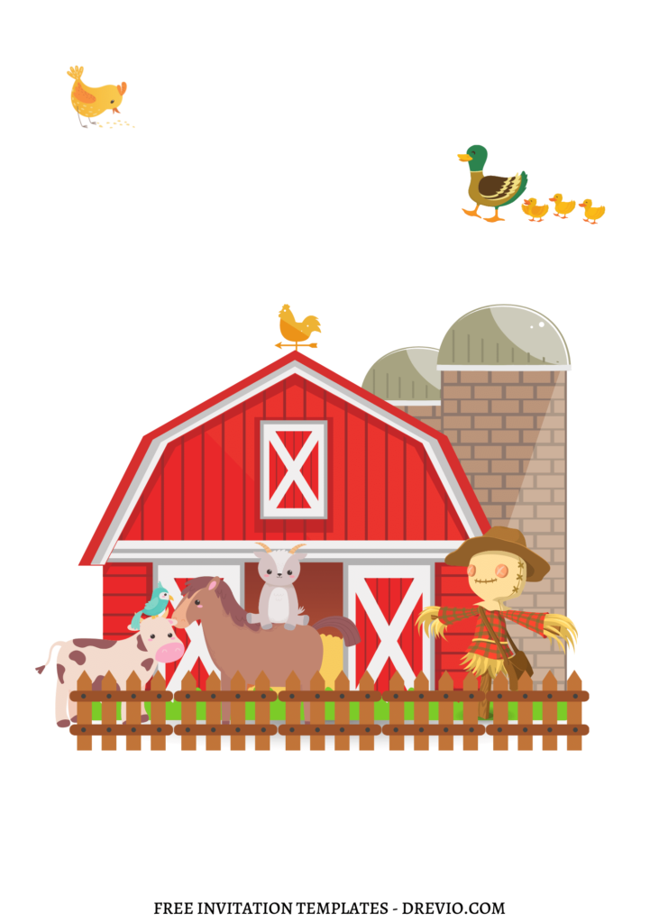 Invitation Template of 10+ Fun On The Farm Canva Birthday Invitation Templates 4