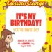 Invitation Template of FREE - 20+ Curious George Canva Birthday Invitation Templates 21