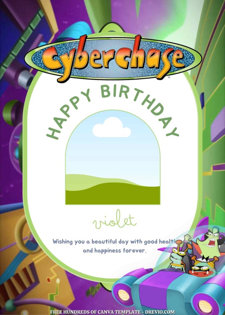 Invitation Template of FREE - 22+ Cyberchase Canva Birthday Invitation Templates 11