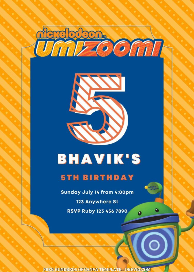 FREE - 22+ Team Umizoomi Canva Birthday Invitation Templates - Drevio ...