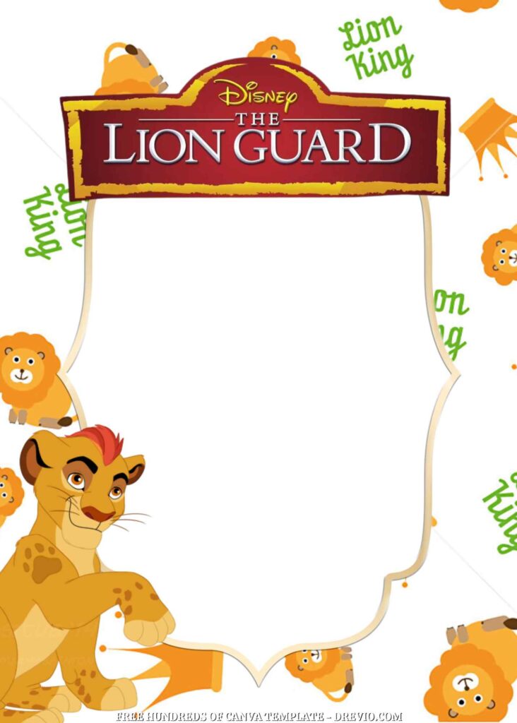 Invitation Template of FREE - 16+ The Lion Guard Canva Birthday Invitation Templates 12