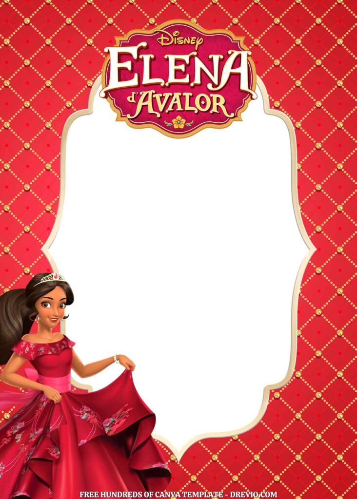 Invitation Template of FREE - 18+ Elena of Avalor Canva Birthday Invitation Templates 12