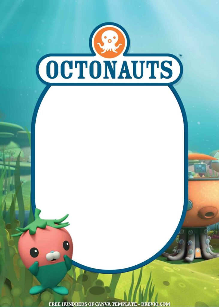 Invitation Template of 20+ The Octonauts Canva Birthday Invitation Templates 5