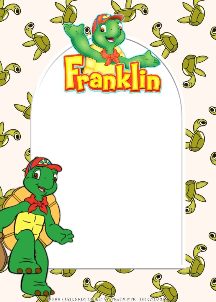 Invitation Template of FREE - 22+ Franklin the Turtle Canva Birthday Invitation Templates 12