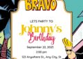 Free Johnny Bravo Birthday Invitations