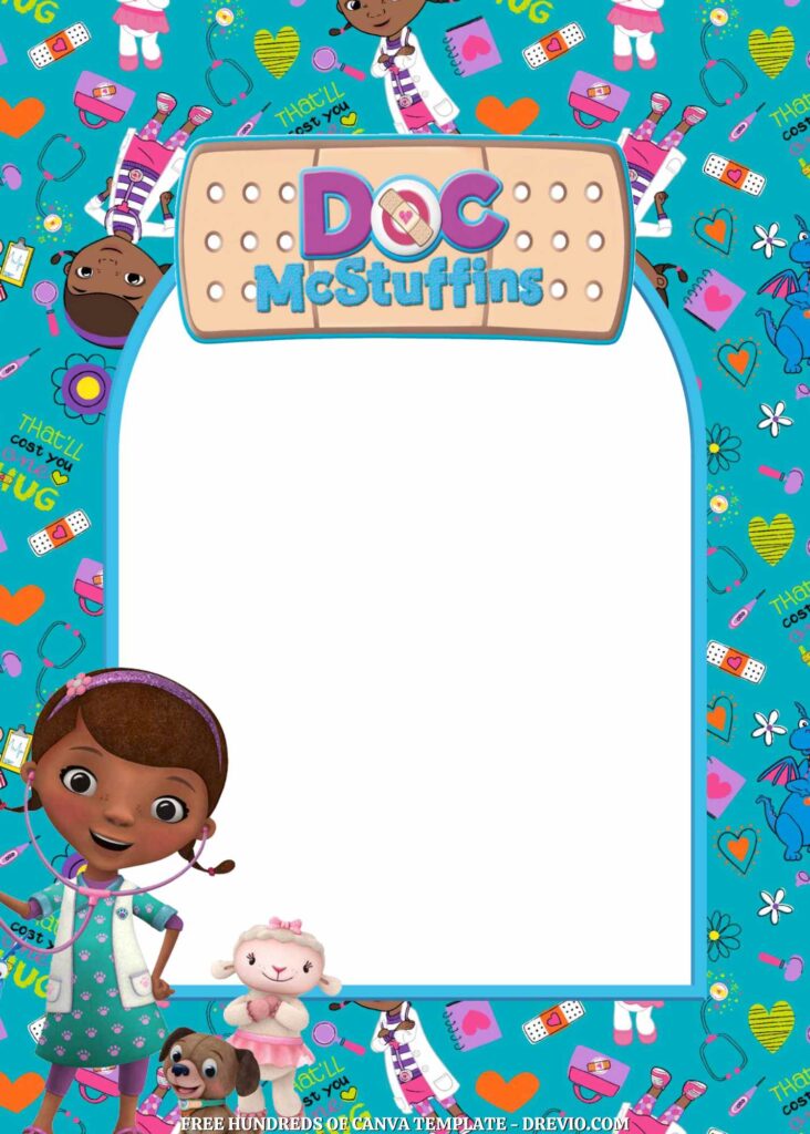 Invitation Template of FREE - 18+ Doc McStuffins Canva Birthday Invitation Template 14