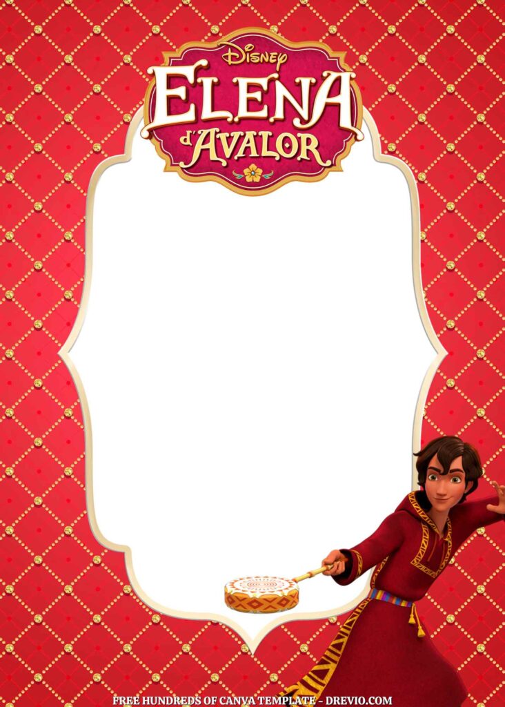 Invitation Template of FREE - 18+ Elena of Avalor Canva Birthday Invitation Templates 14