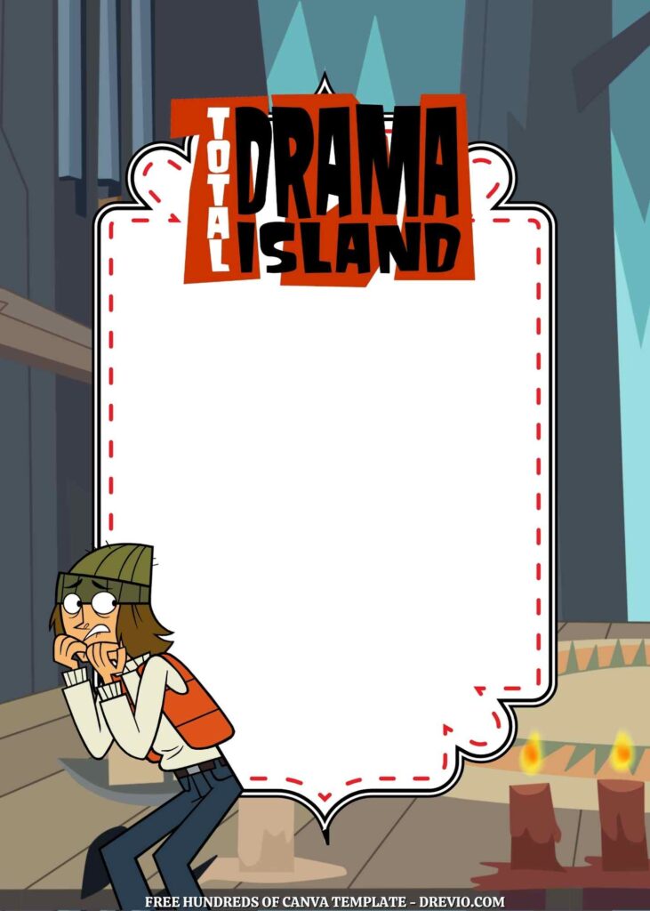 Invitation Template of 22+ Total Drama Canva Birthday Invitation Templates 7