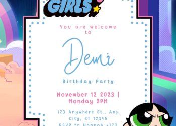 Free Powerpuff Girls Birthday Invitations